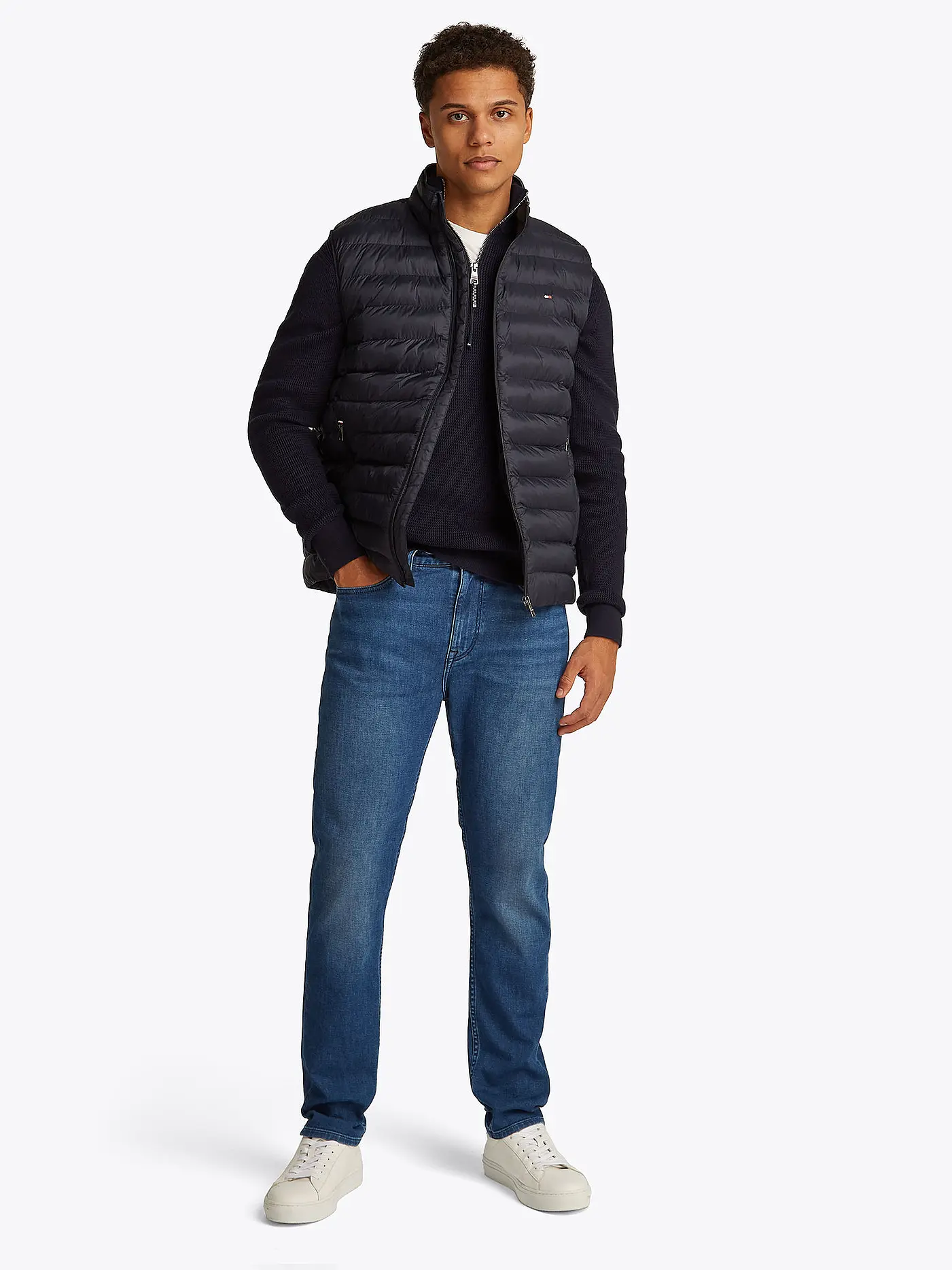 TOMMY HILFIGER | Steppgilet | blau